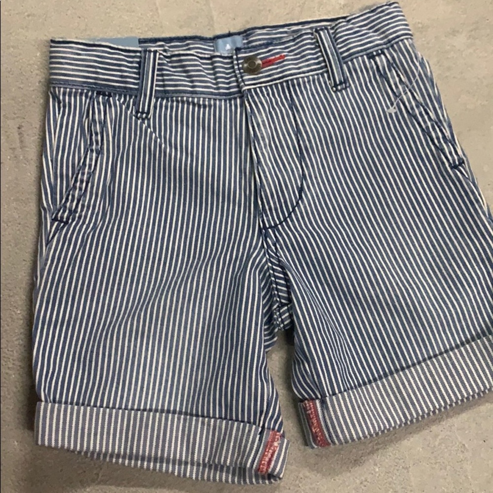 Boys Baby Gap Pin Stripe Denim Shorts